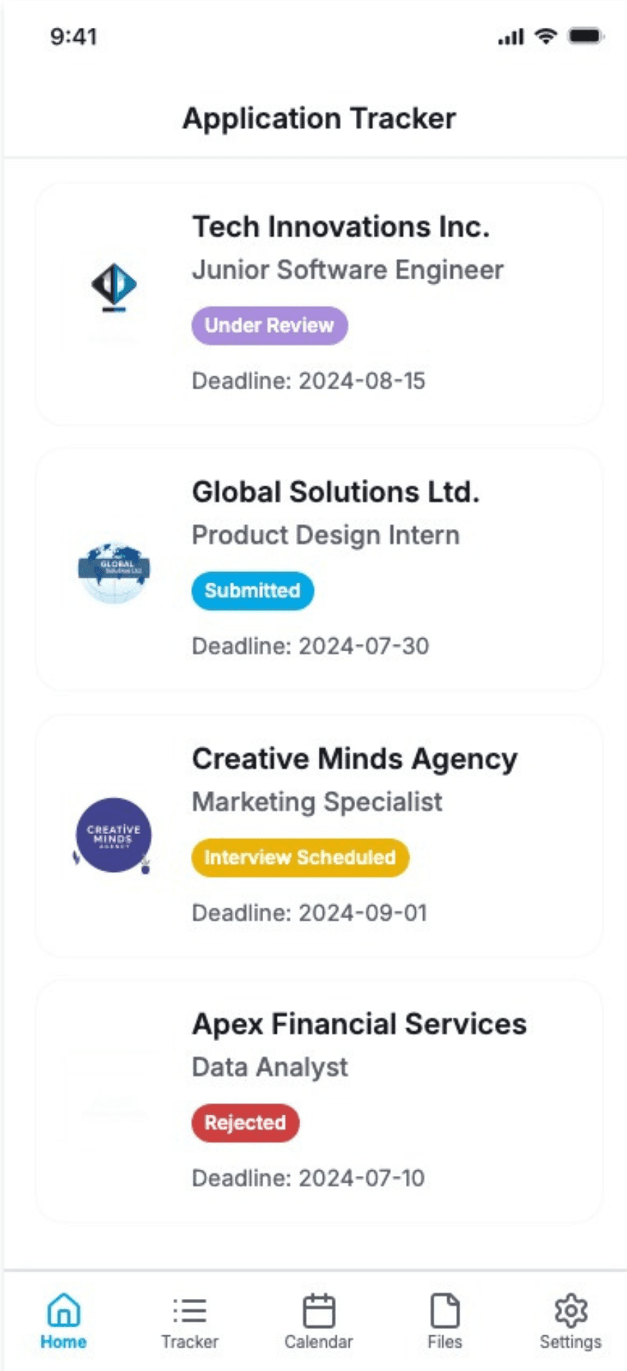 Application Tracker