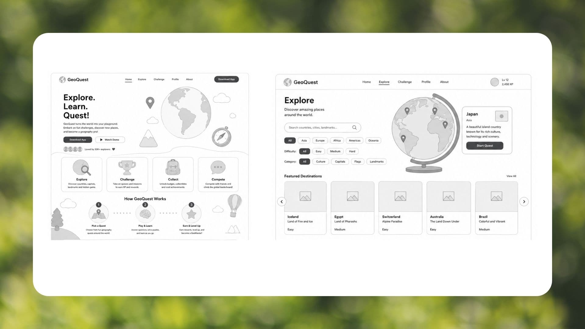 GeoQuest screen 7